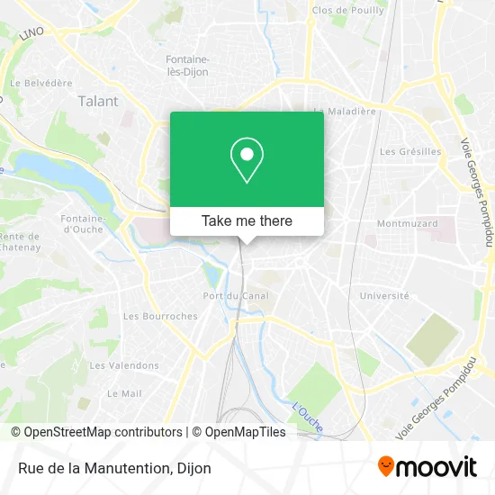 Rue de la Manutention map