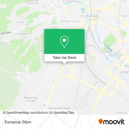 Europcar map