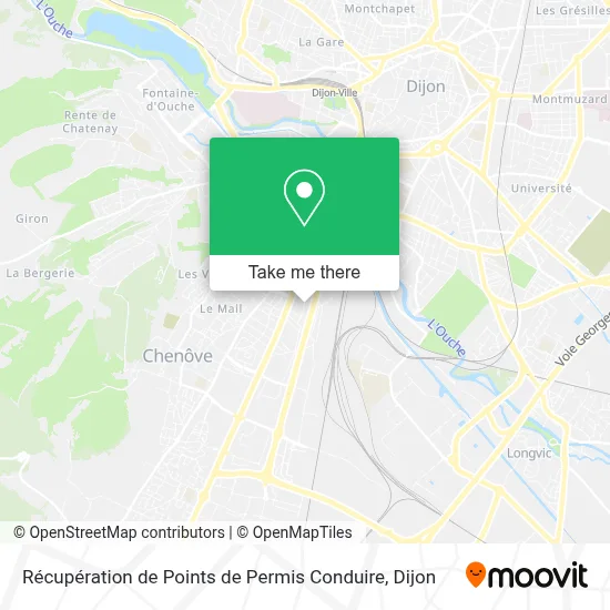 Récupération de Points de Permis Conduire map