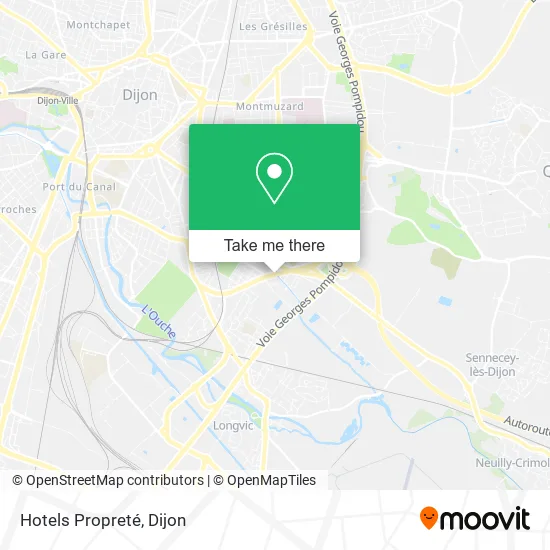 Hotels Propreté map