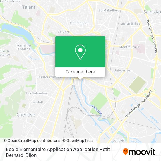 École Élémentaire Application Application Petit Bernard map