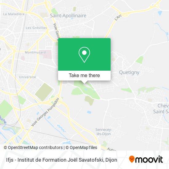 Ifjs - Institut de Formation Joël Savatofski map