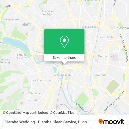 Diaraba Wedding - Diaraba Clean Service map