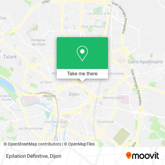 Epilation Définitive map