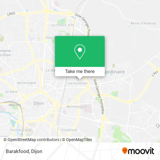 Barakfood map