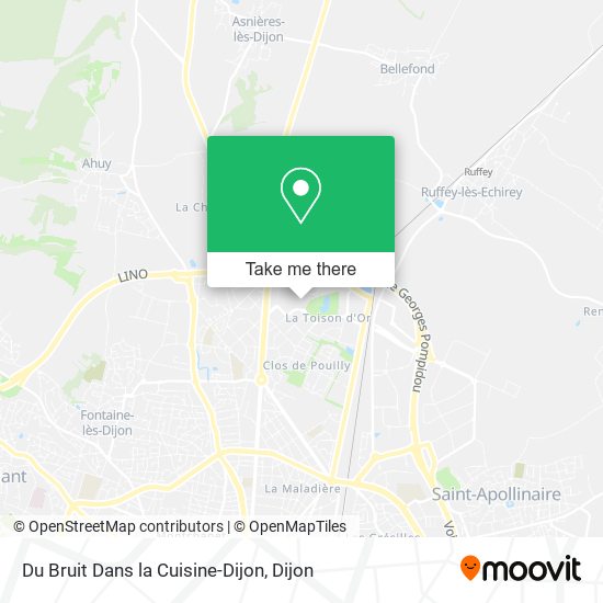 Du Bruit Dans la Cuisine-Dijon map