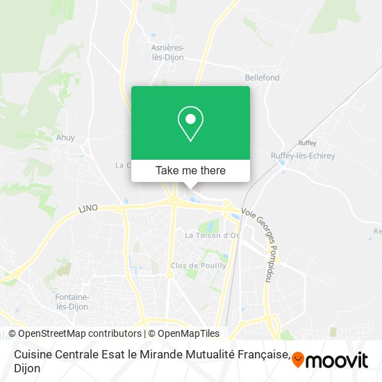 Cuisine Centrale Esat le Mirande Mutualité Française map