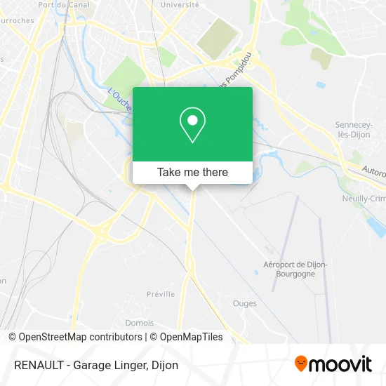 RENAULT - Garage Linger map
