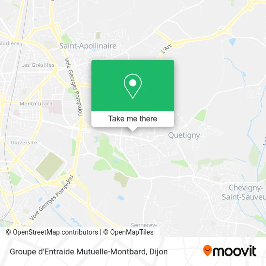 Groupe d'Entraide Mutuelle-Montbard map