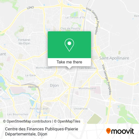 Centre des Finances Publiques-Paierie Départementale map