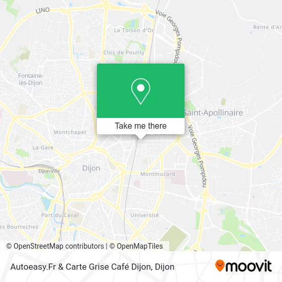 Autoeasy.Fr & Carte Grise Café Dijon map