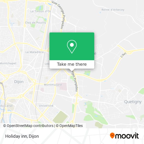 Holiday inn map