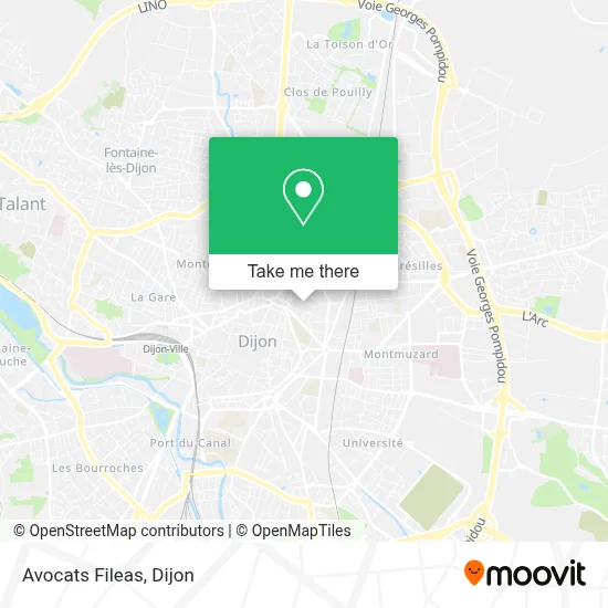 Avocats Fileas map
