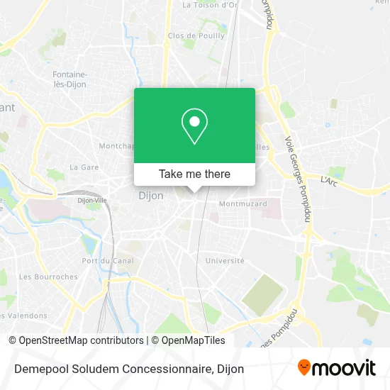 Demepool Soludem Concessionnaire map