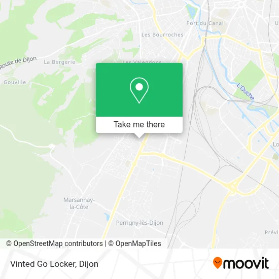 Vinted Go Locker map