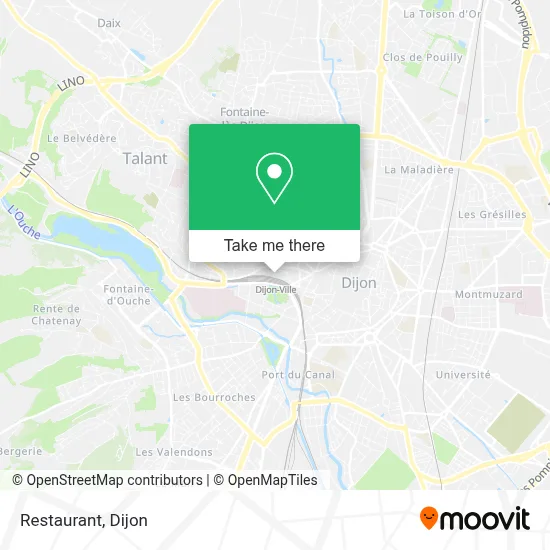 Restaurant map
