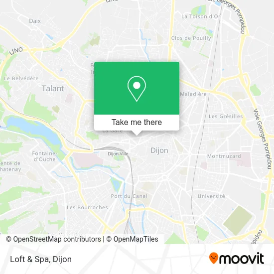 Loft & Spa map