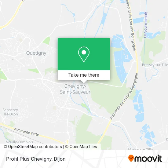 Profil Plus Chevigny map