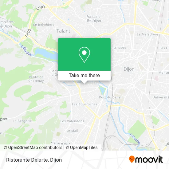 Ristorante Delarte map