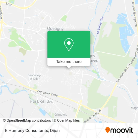 E Humbey Consultants map