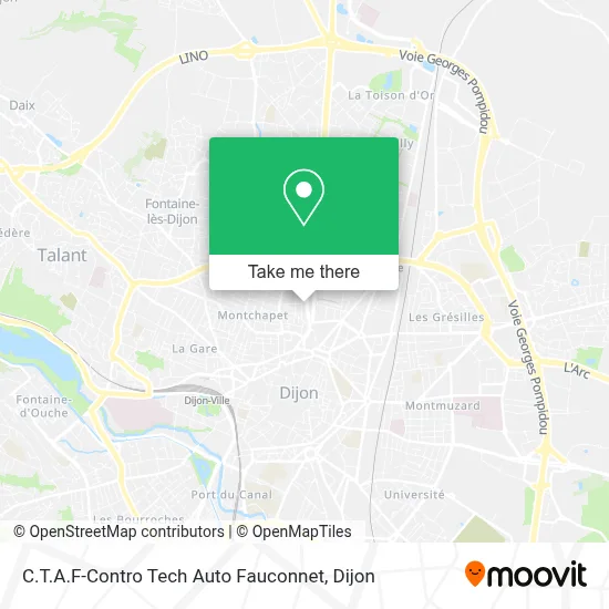 C.T.A.F-Contro Tech Auto Fauconnet map