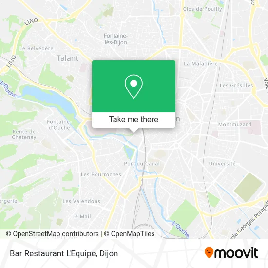 Bar Restaurant L'Equipe map