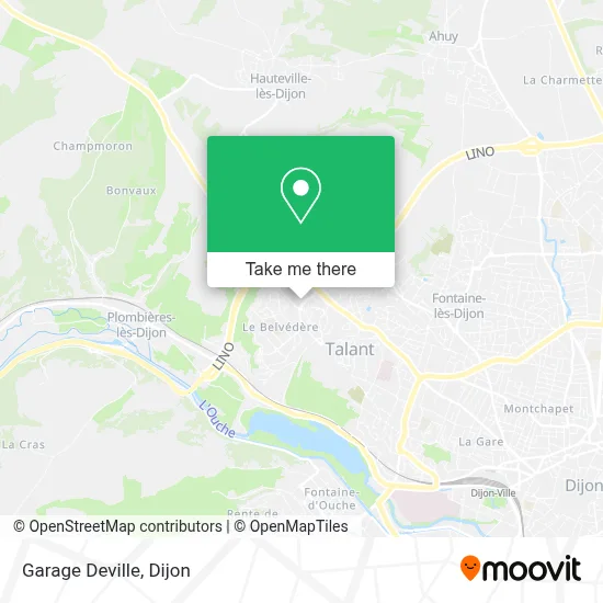Garage Deville map