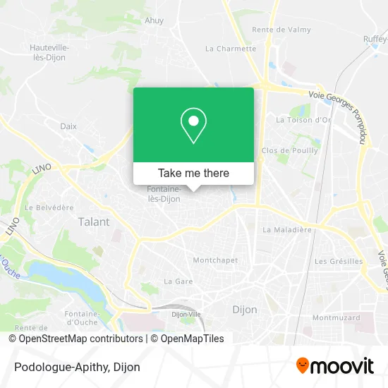Podologue-Apithy map