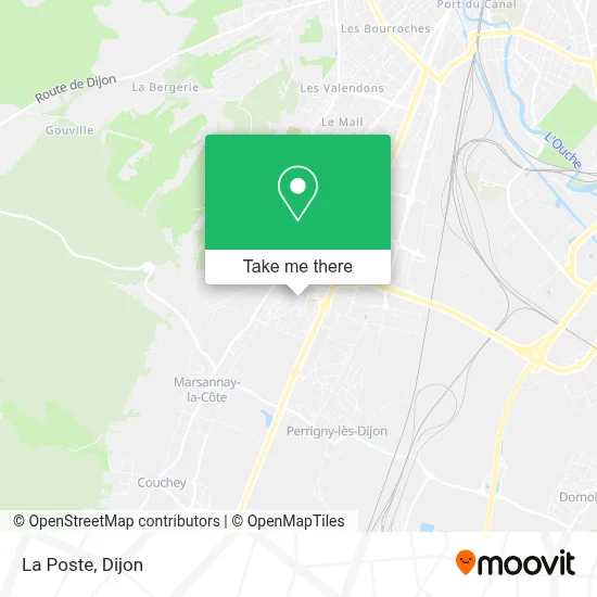 La Poste map