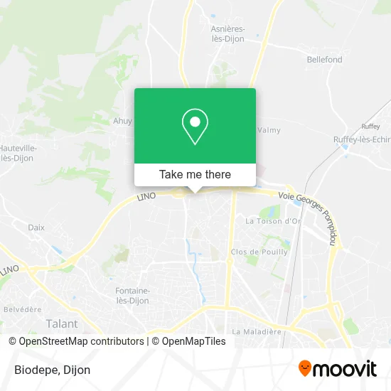Biodepe map