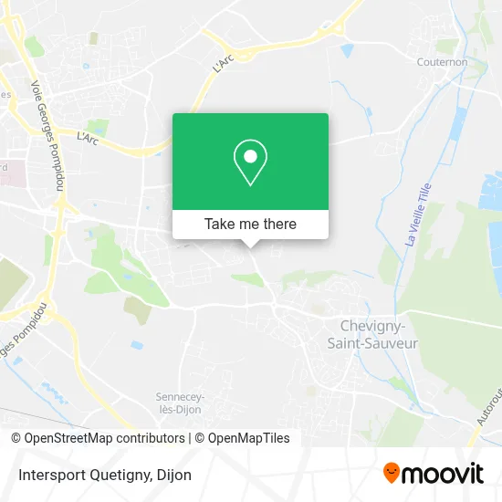 Intersport Quetigny map