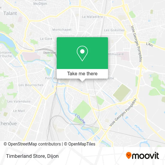 Timberland Store map