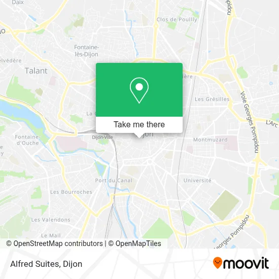 Alfred Suites map