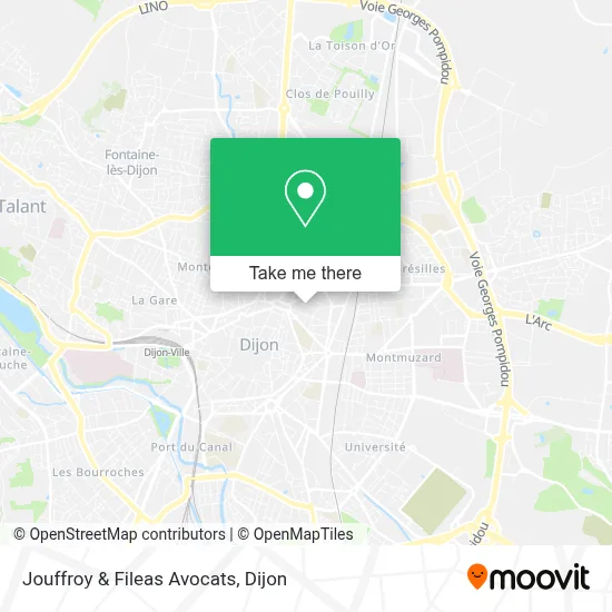 Jouffroy & Fileas Avocats map