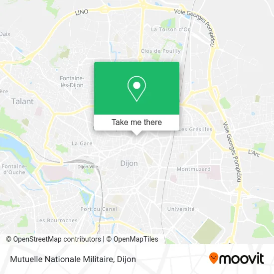 Mutuelle Nationale Militaire map