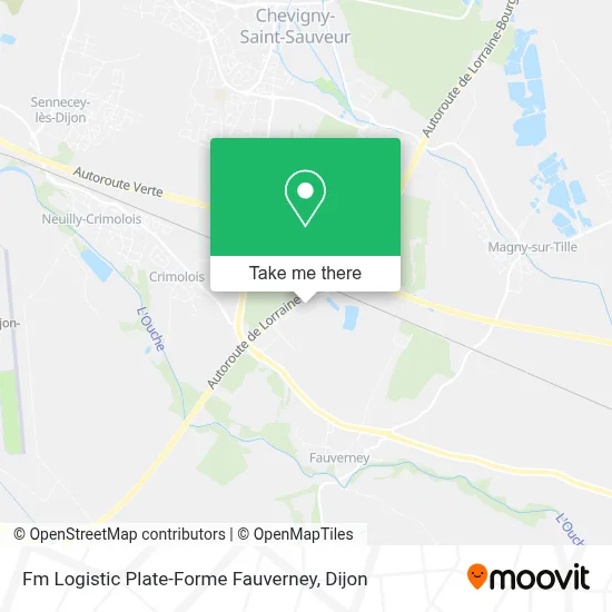 Fm Logistic Plate-Forme Fauverney map