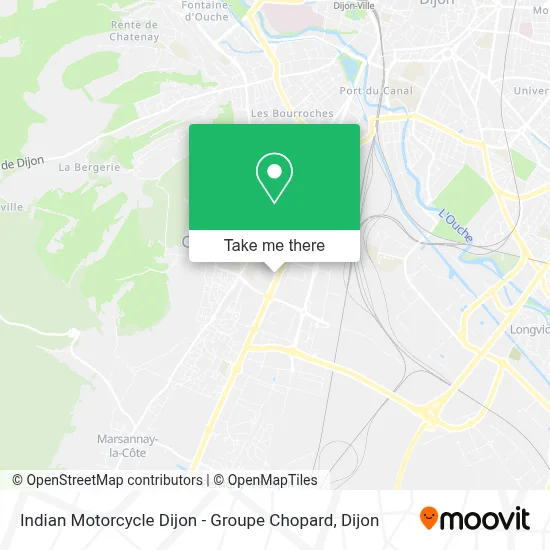 Indian Motorcycle Dijon - Groupe Chopard map
