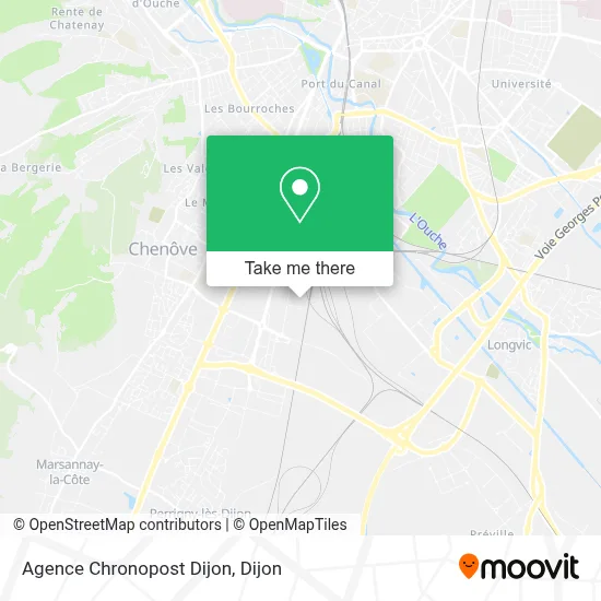 Agence Chronopost Dijon map