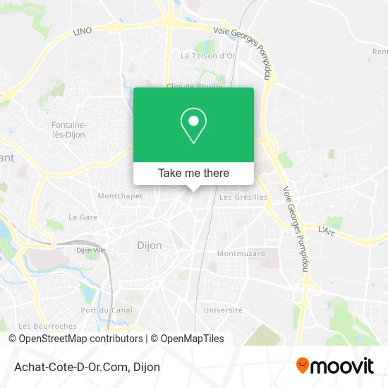 Achat-Cote-D-Or.Com map