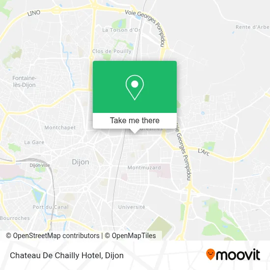 Chateau De Chailly Hotel map