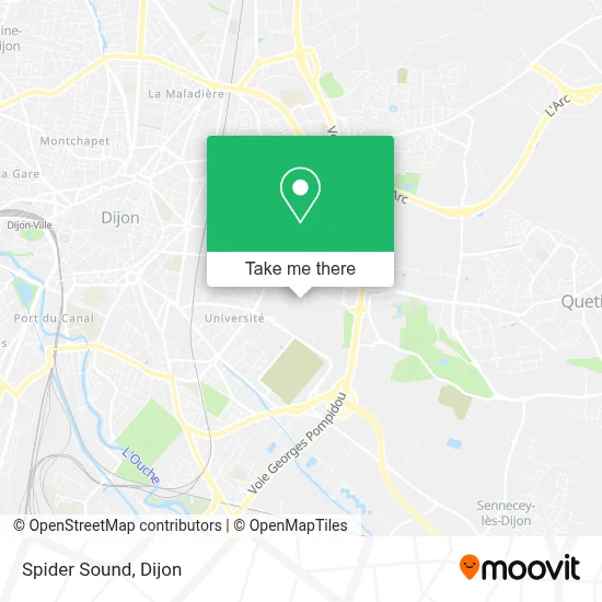Spider Sound map