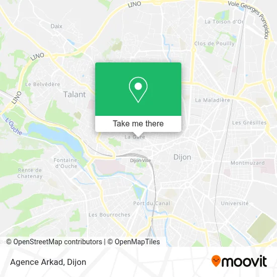 Agence Arkad map