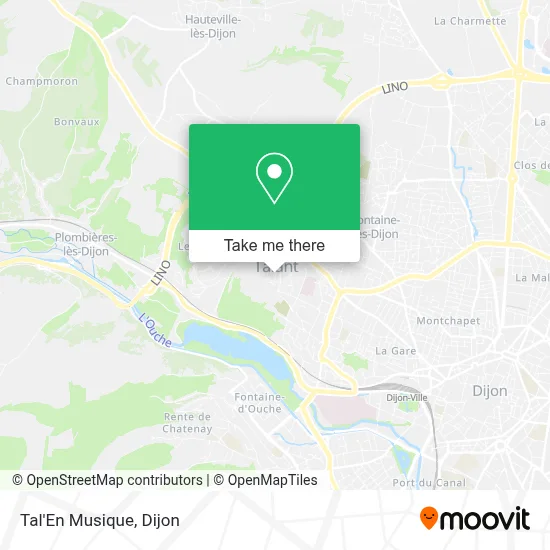 Tal'En Musique map