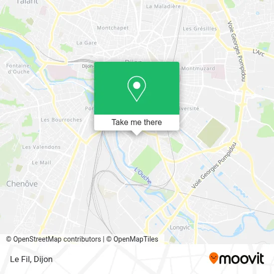 Le Fil map