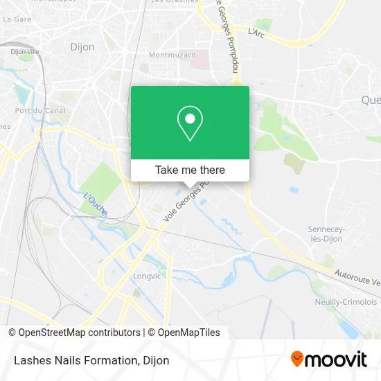 Lashes Nails Formation map