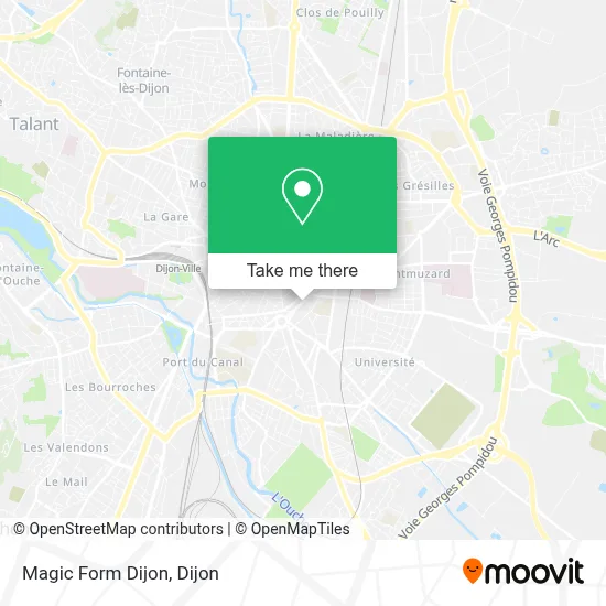 Magic Form Dijon map