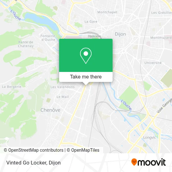 Vinted Go Locker map