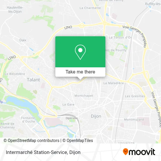 Intermarché Station-Service map