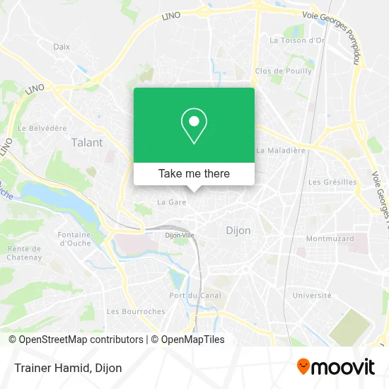 Trainer Hamid map