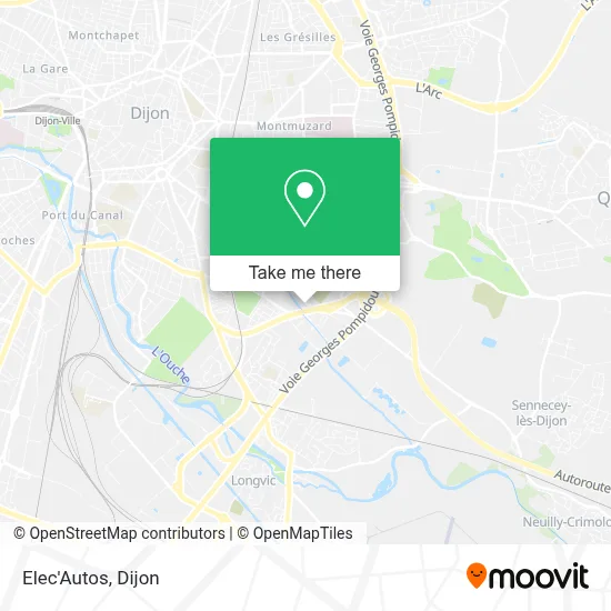 Elec'Autos map